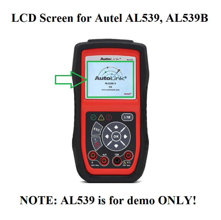 LCD Screen Display Replacement for Autel AutoLink AL539 AL539B